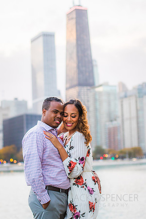 chicago engagement photographer olive park sunset 2