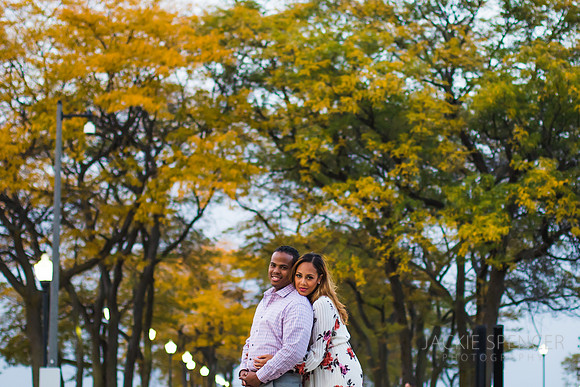 chicago engagement photography fall sunset 9